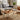 Hairpin Natural Live Edge Wood with Metal 42" Coffee Table, Natural