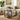 Pomona Metal and Wood End Table, Slate Gray