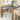 Newport 30"H Faux Concrete and Wood Dining Table